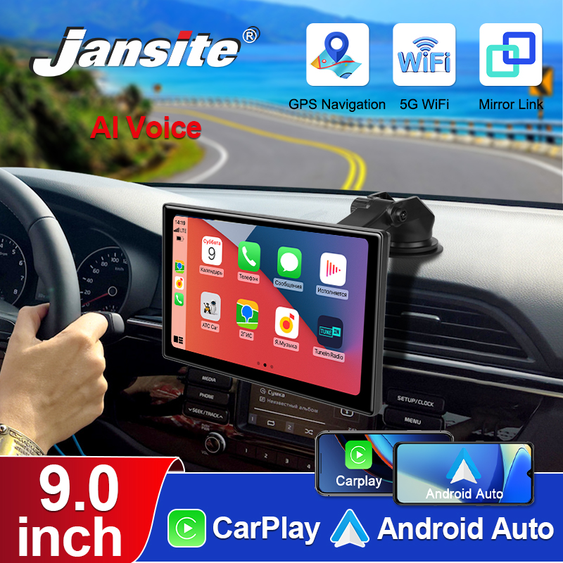 Monitor Portable Usb - Universele Jansite 9 Inch Carplay Mp5