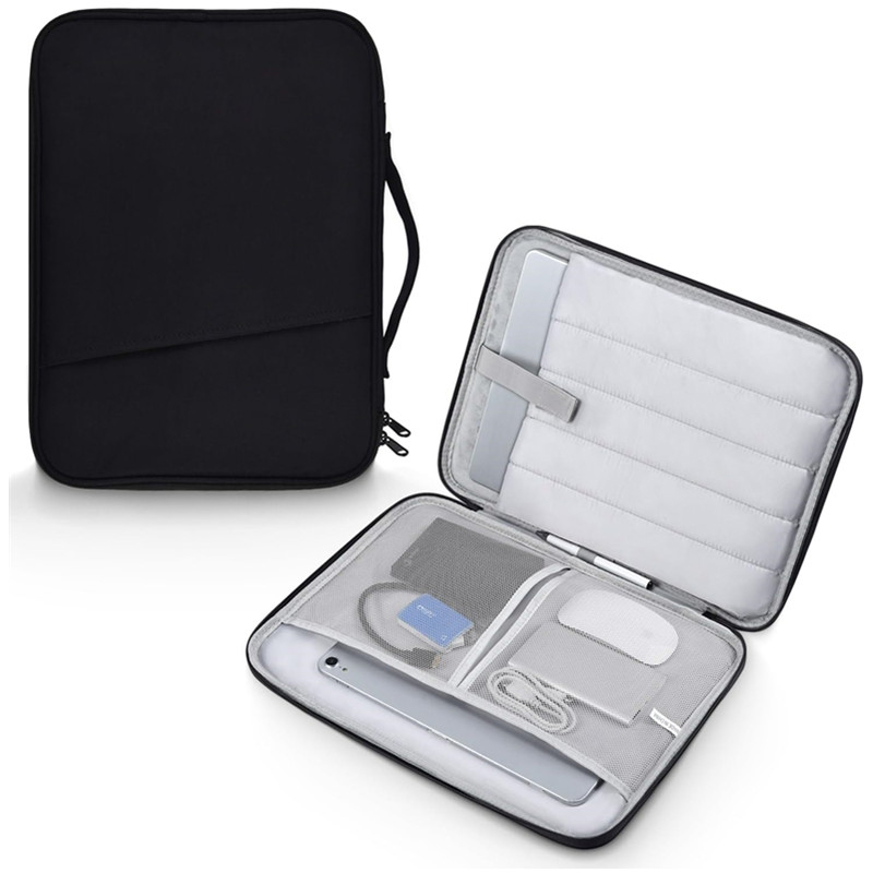 Laptop Accessories Pouch - Waterdichte schokbestendige laptoptas met handvat 11