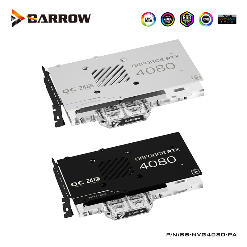 Nvidia Vga Rtx 4080 - Barrow GPU Waterblok dienen voor NVIDIA