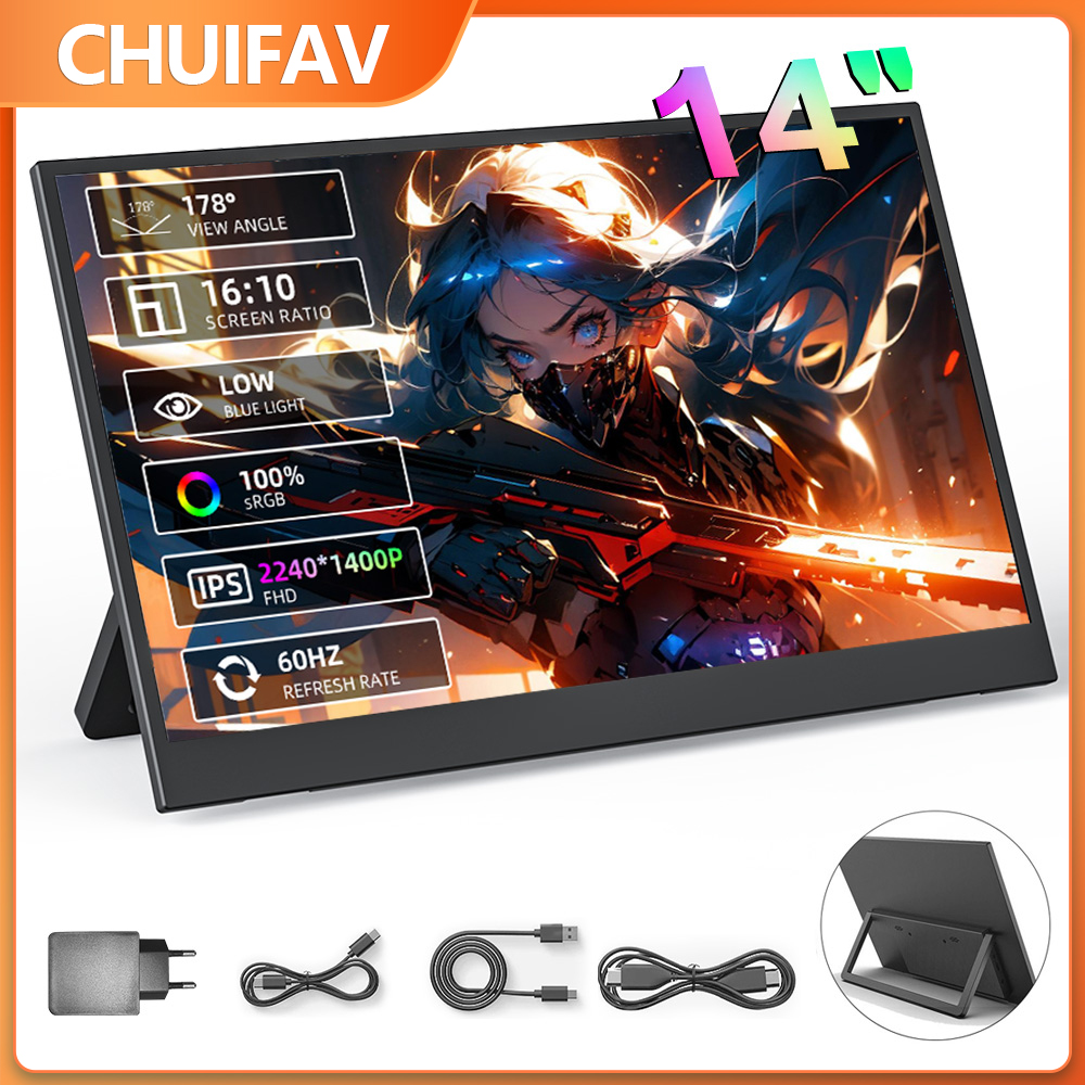 Xbox Laptop Accessories - CHUIFAV 2560*1600 15,6-inch 2,5K draagbare monitor