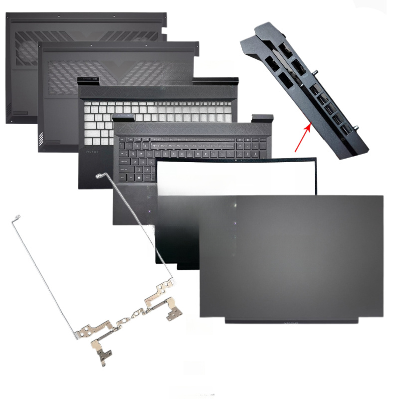 Laptop Accessories Hp Victus - Achterklep, palmrest, onderkant grijs vervangende onderdelen