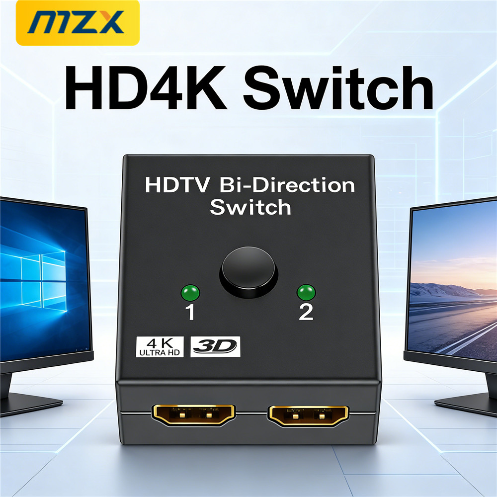 Xbox Laptop Accessories - MZX 4K HDMI-compatibele schakelaar 2-in-1-uit KVM