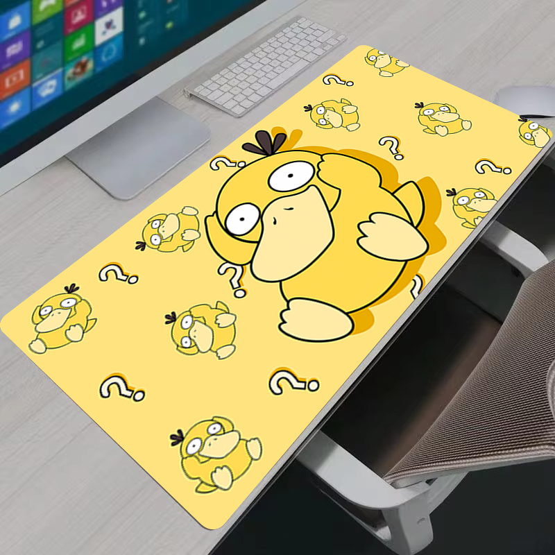 Laptop Accessories For Programmers - Muismat Anime P-Pokemon Psyduck XXL Grote