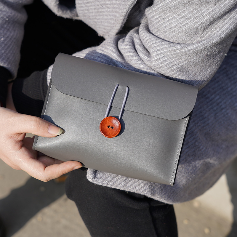 Laptop Accessories Pouch - Pu Leather Pouch Laders Opbergzakken Sleeve