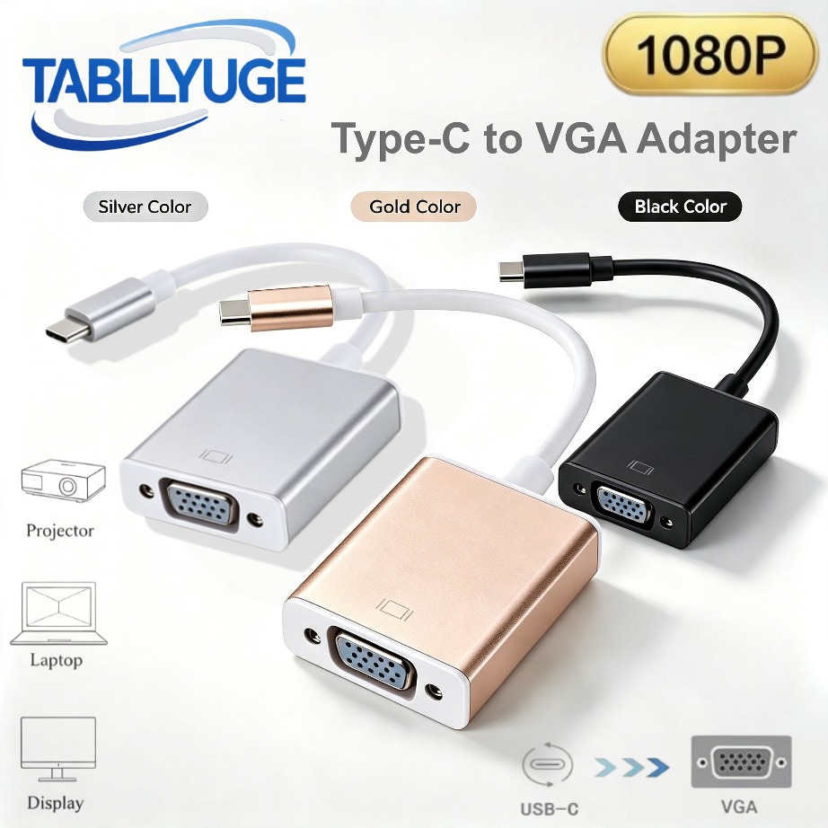 Monitor Portable Usb - TABLLYUGE USB C naar VGA Adatper