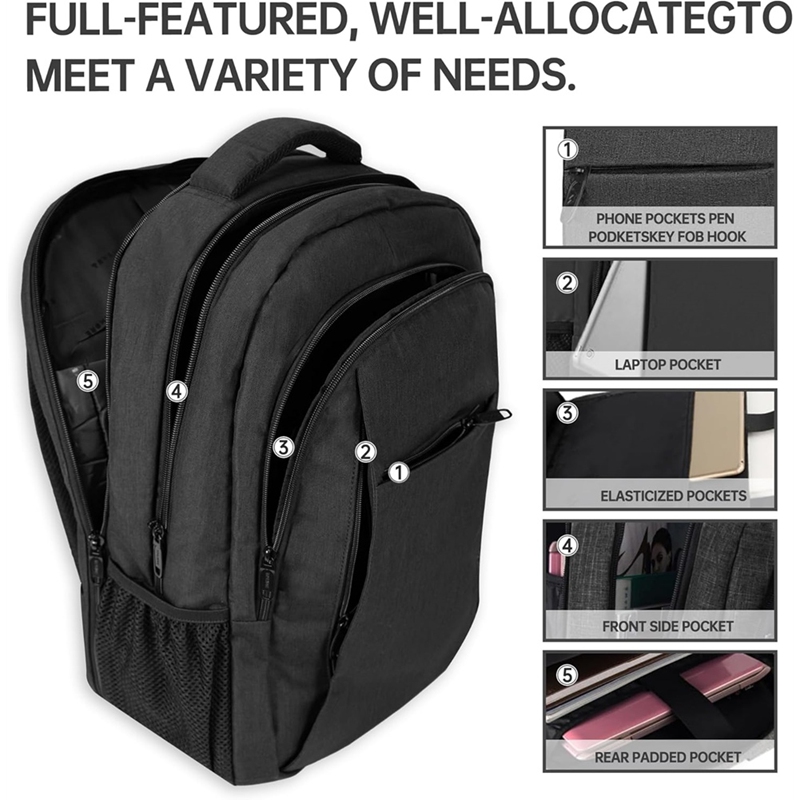 Grote reislaptoprugzak, zakeli - Laptop Bag Waterproof recensie en prijs