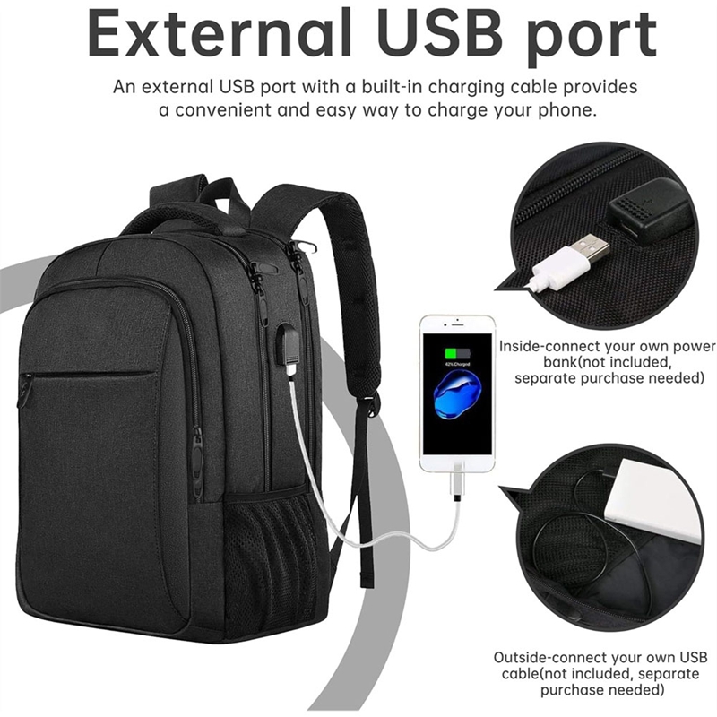 Grote reislaptoprugzak, zakeli - Laptop Bag Waterproof recensie en prijs