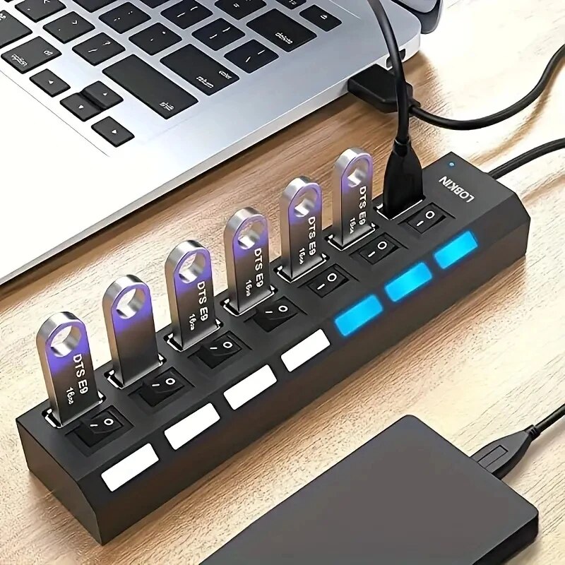 Hoge Snelheid 4/7 Poorten USB  - Laptop Accessories Hub recensie en prijs