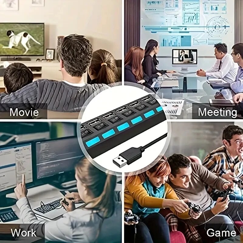Hoge Snelheid 4/7 Poorten USB  - Laptop Accessories Hub recensie en prijs