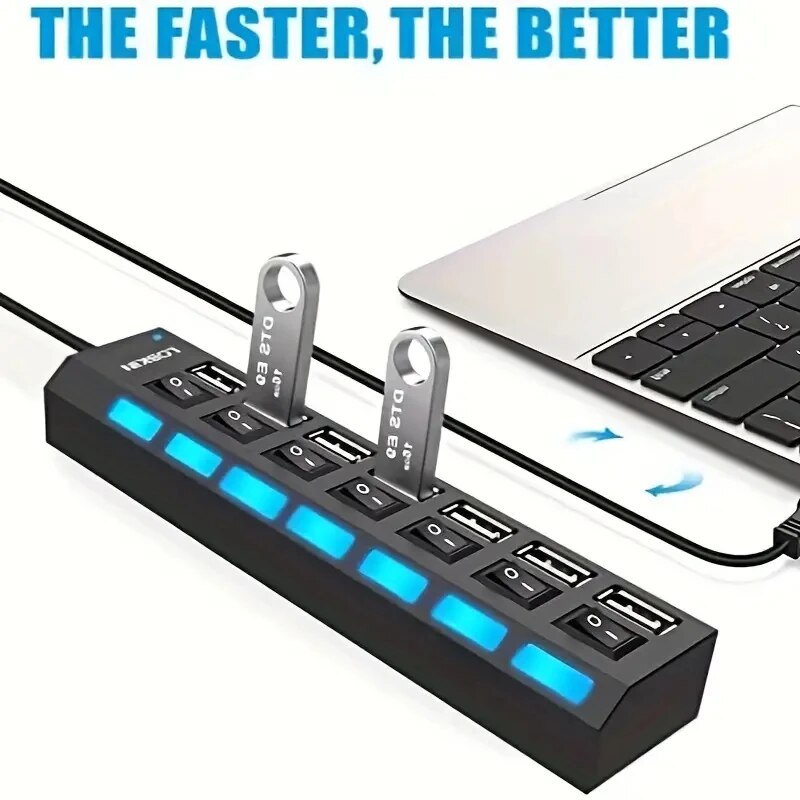 Hoge Snelheid 4/7 Poorten USB  - Laptop Accessories Hub recensie en prijs