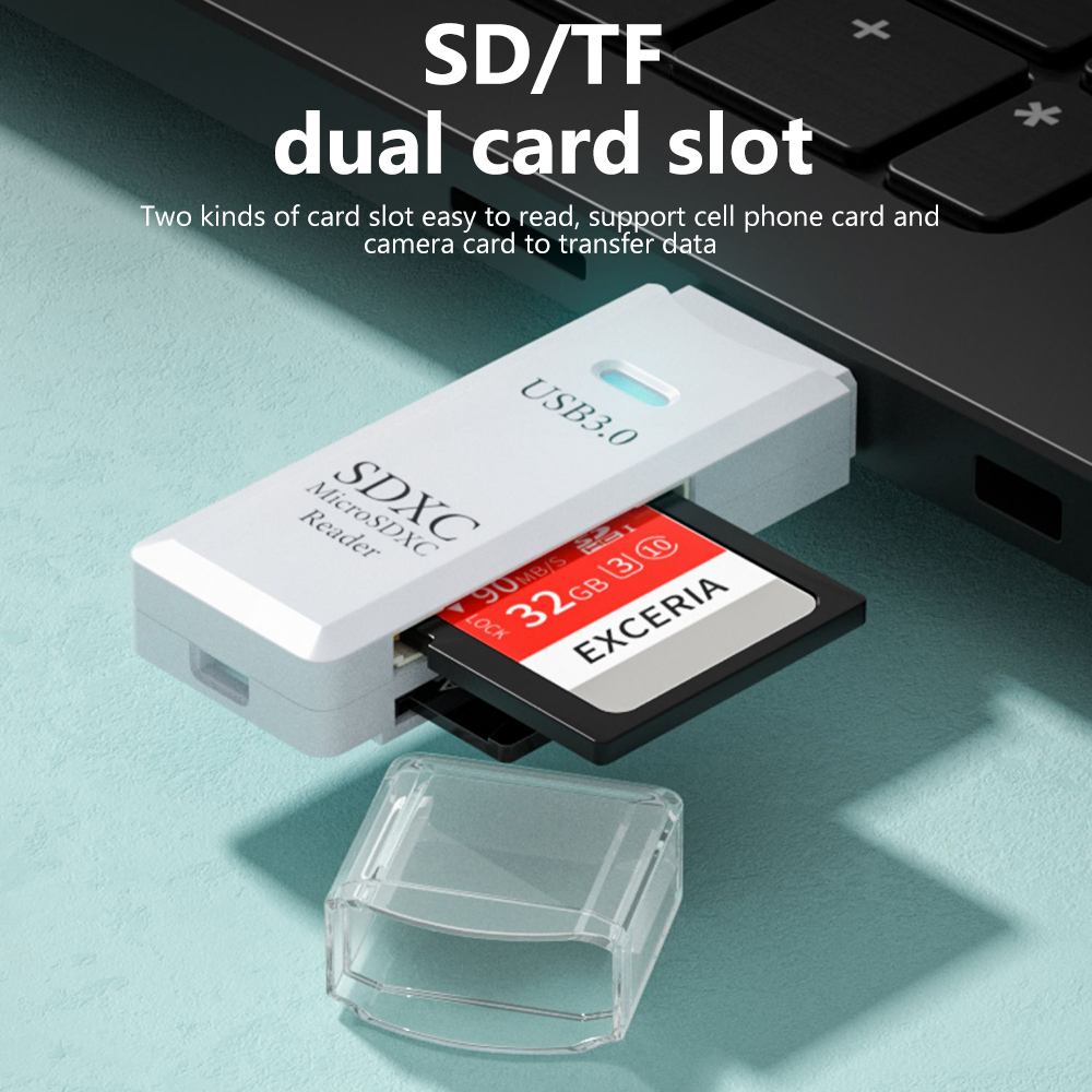 2-in-1 USB 3.0 kaartlezer, dra - Laptop Accessories For Programmers recensie en prijs