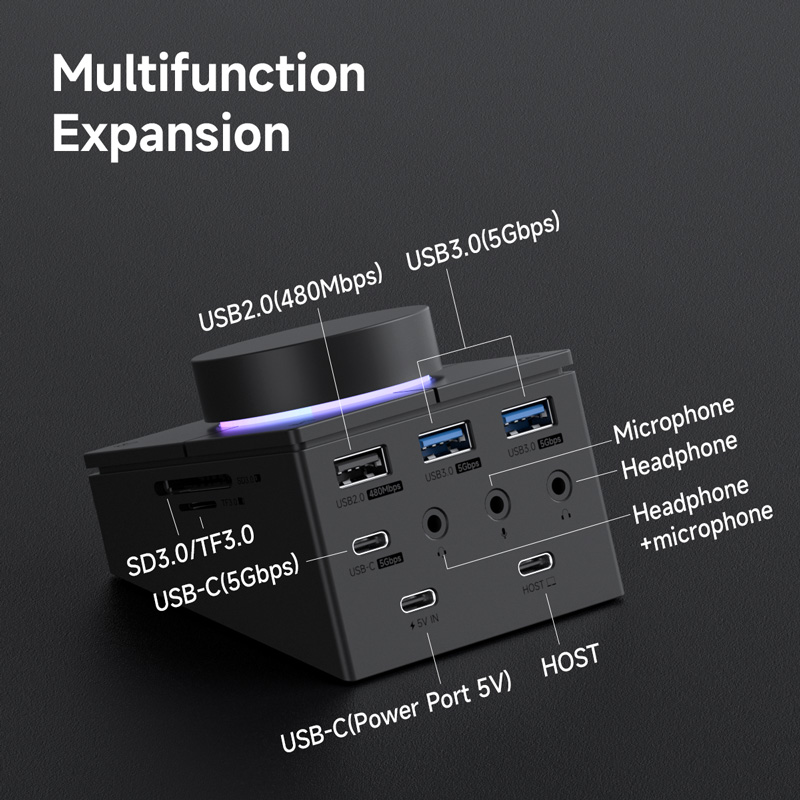 Hagibis Knop USB C Hub Met Sne - Mac Laptop Accessories recensie en prijs