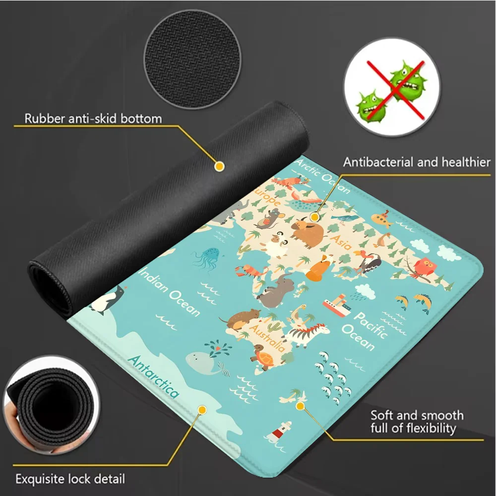 Wereldkaart Gaming Muismat Ani - Laptop Accessories Design recensie en prijs