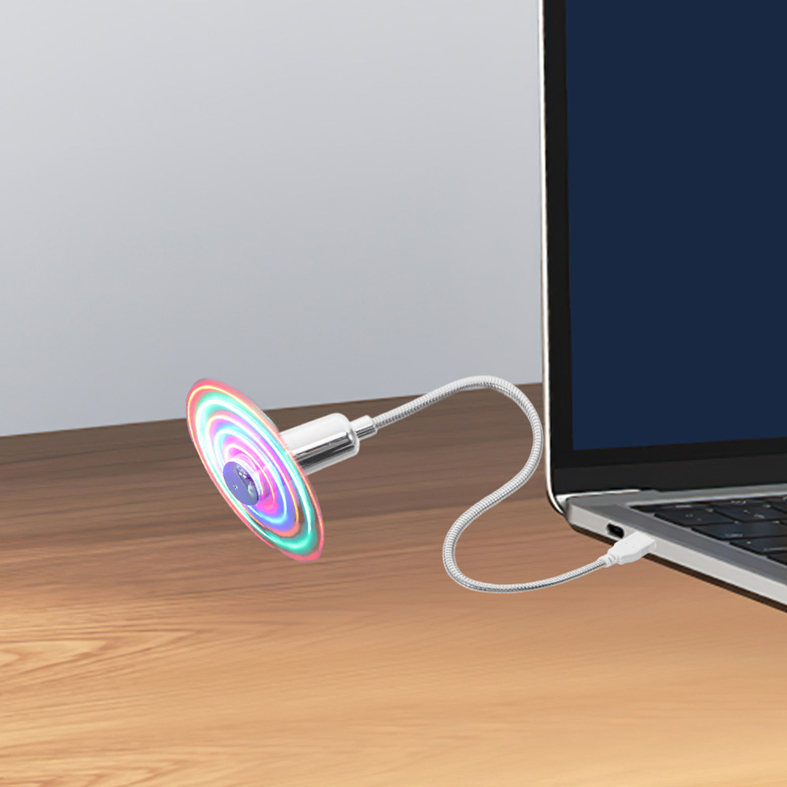 USB Mini Fan Zilver 41Cm LED R - Laptop Accessories You Need recensie en prijs