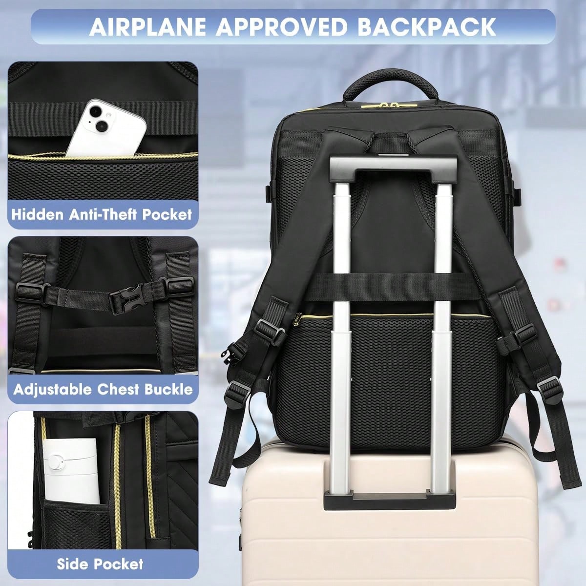 Grote handbagage reisrugzak -  - Laptop Bag Waterproof recensie en prijs