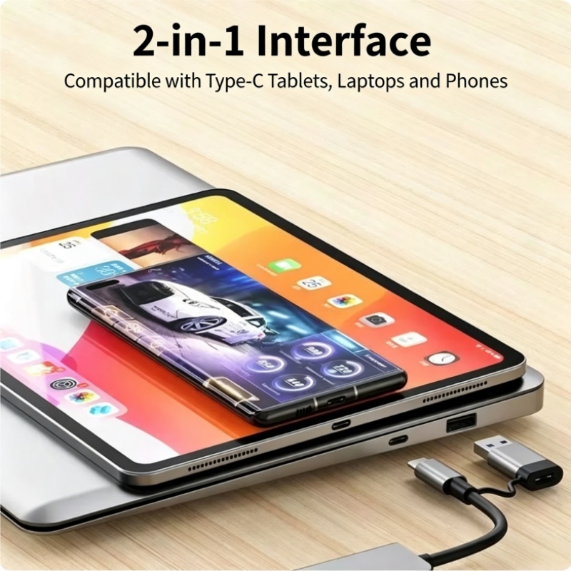 Dual-Head Type-C 8-in-1 multif - Laptop Accessories Hub recensie en prijs