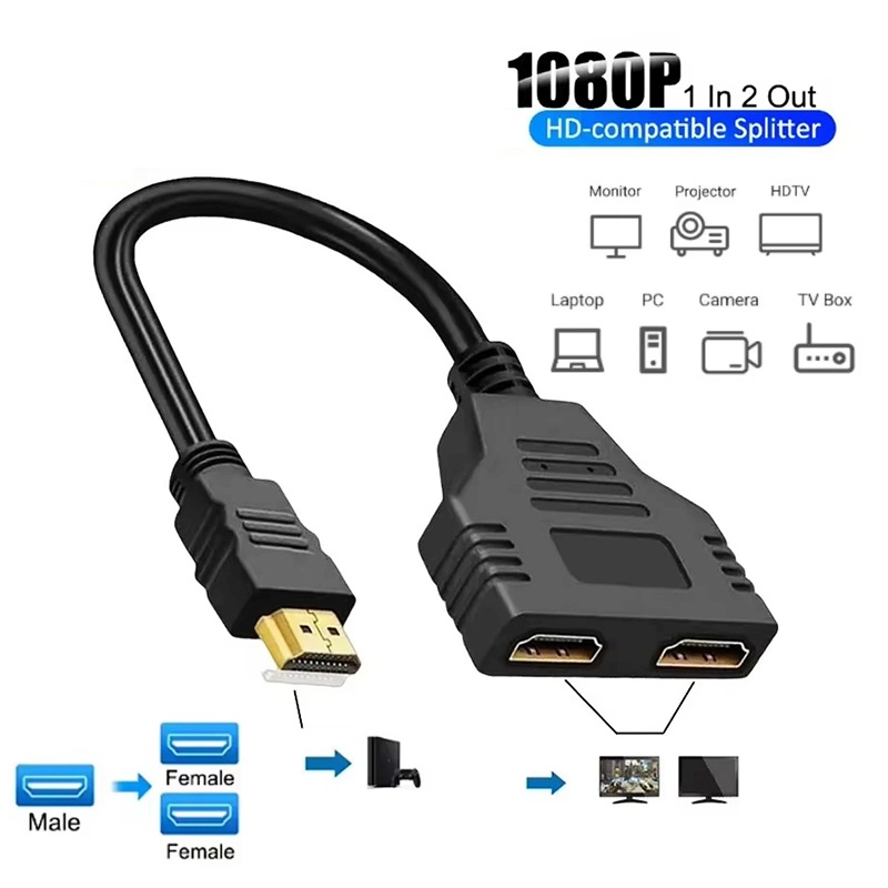 1080P 1 In 2 Out HDMI-compatib - Xbox Laptop Accessories recensie en prijs
