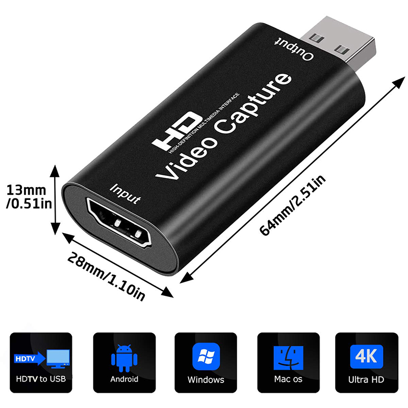USB 2.0 Video Capture Card HD  - Monitor Portable Usb recensie en prijs