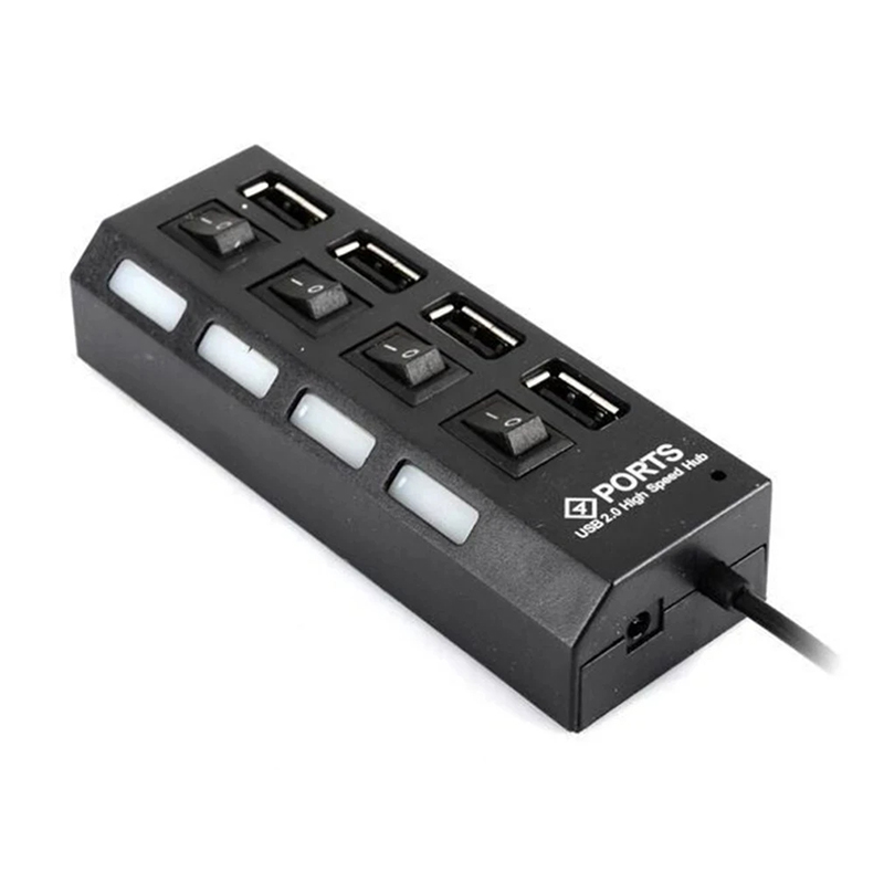 4-poorts USB 2.0 hub-uitbreidi - Laptop Accessories Hub recensie en prijs