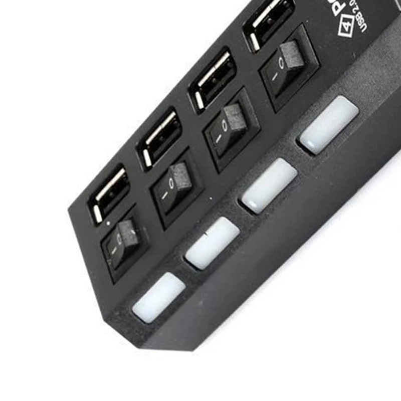 4-poorts USB 2.0 hub-uitbreidi - Laptop Accessories Hub recensie en prijs