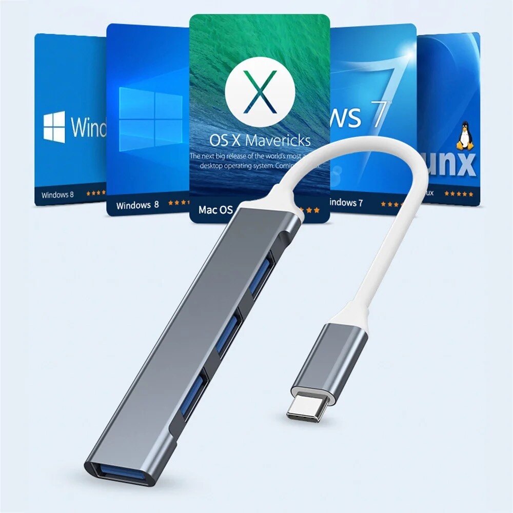 4-poorts Multi Splitter USB 3. - Laptop Accessories Hub recensie en prijs