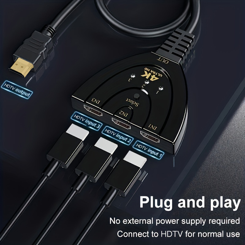 4K*2K 3-poorts HDTV-compatibel - Laptop Accessories Hub recensie en prijs