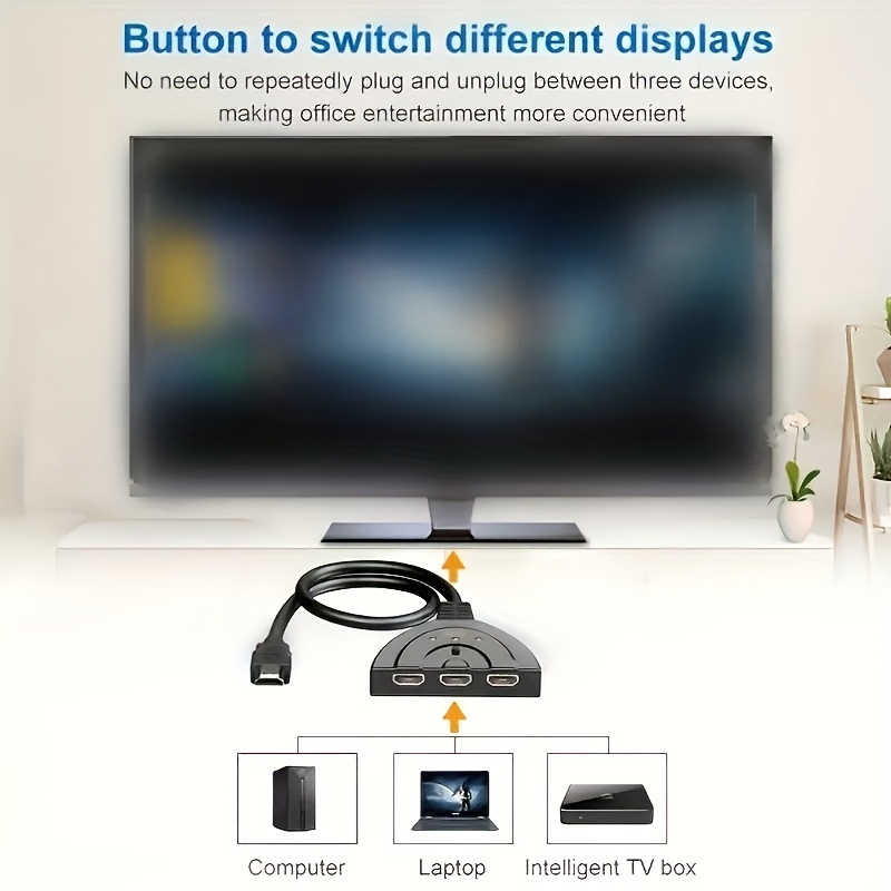 4K*2K 3-poorts HDTV-compatibel - Laptop Accessories Hub recensie en prijs