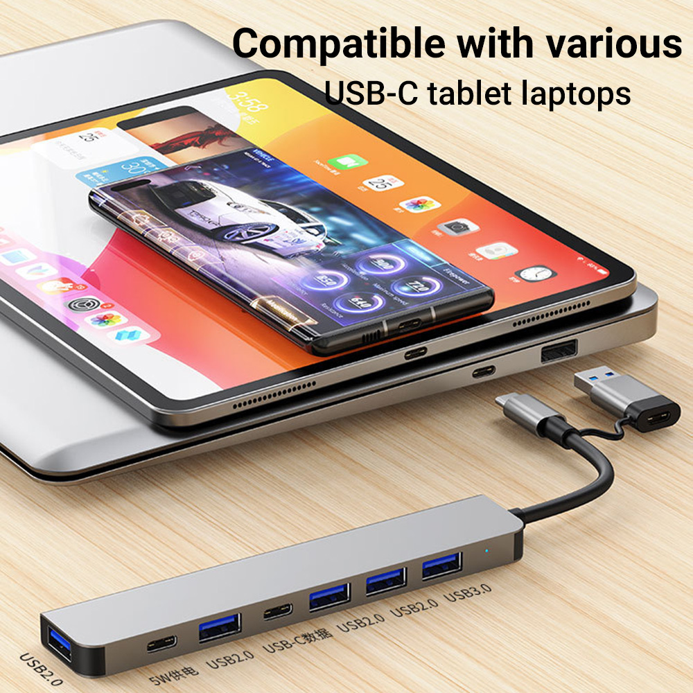 7-in-1 Dual-Head USB-C&USB Doc - Laptop Accessories You Need recensie en prijs