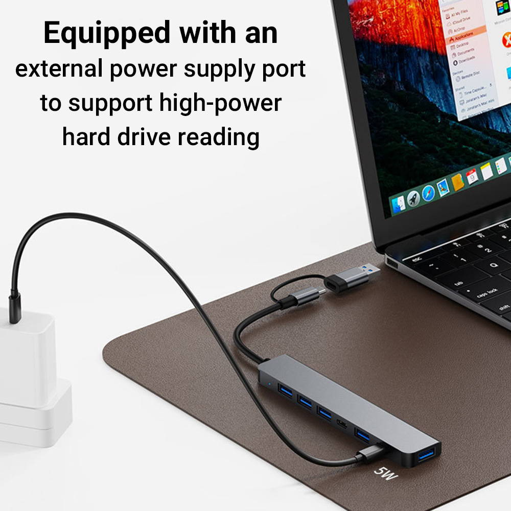 7-in-1 Dual-Head USB-C&USB Doc - Laptop Accessories You Need recensie en prijs