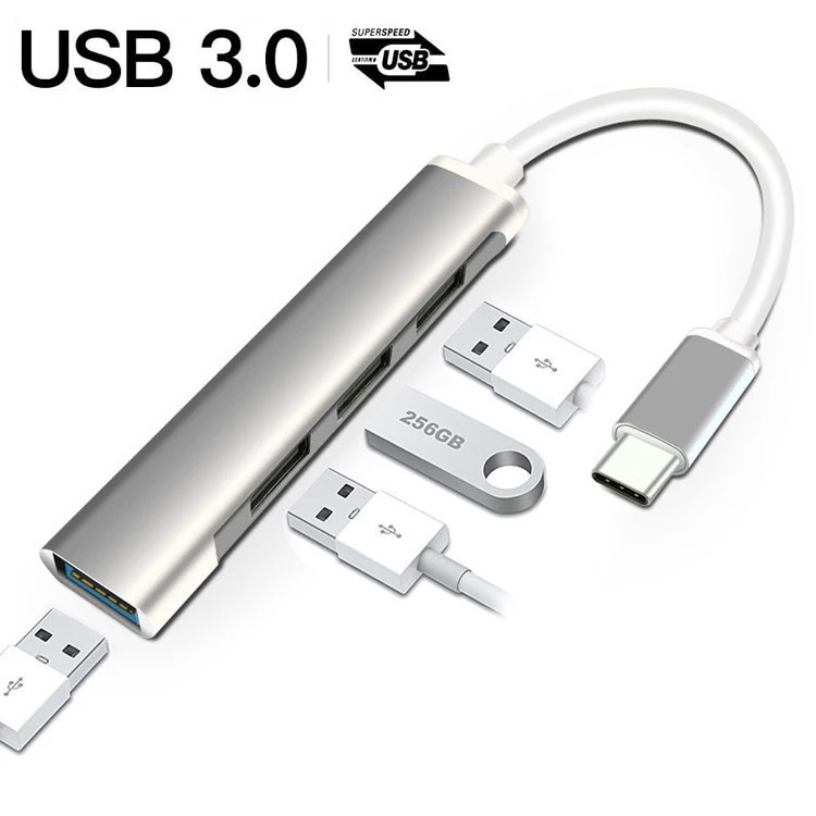 4-in-1 USB C HUB 3.0 Type C 3. - Laptop Accessories For Programmers recensie en prijs