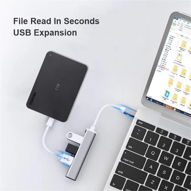 4-in-1 USB C HUB 3.0 Type C 3. - Laptop Accessories For Programmers recensie en prijs