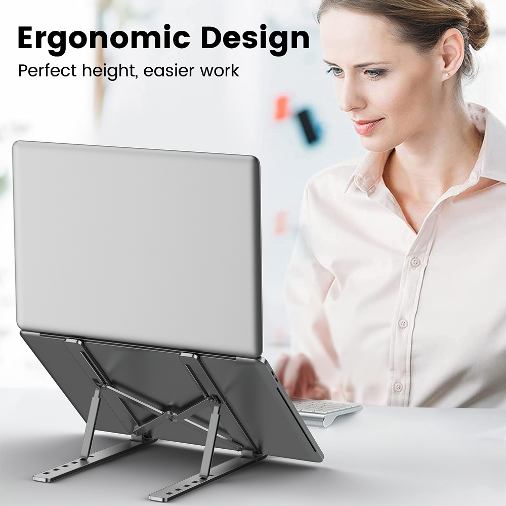 Verstelbare laptophouder Alumi - Mac Laptop Accessories recensie en prijs