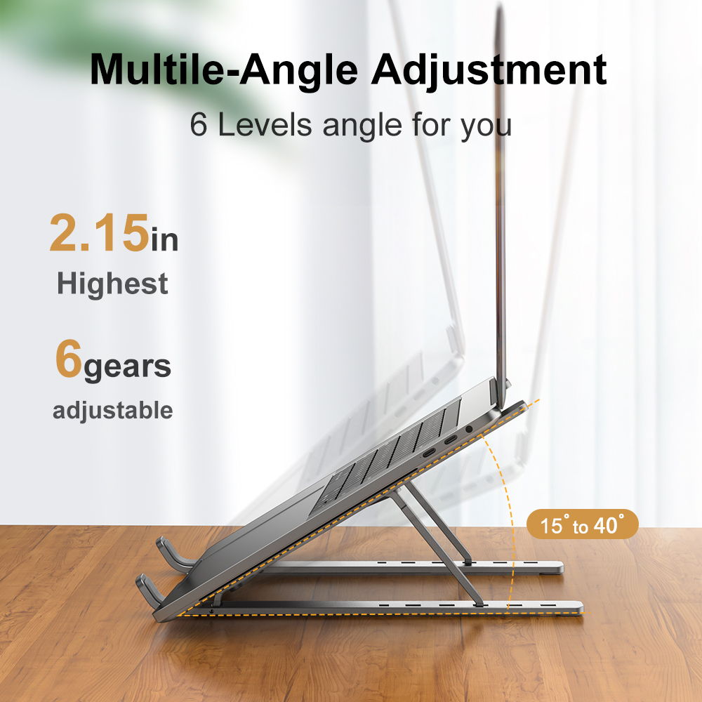 Verstelbare laptophouder Alumi - Mac Laptop Accessories recensie en prijs