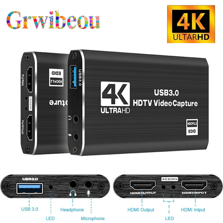 4K USB 3.0 Video Capture Card  - Monitor Portable Usb recensie en prijs