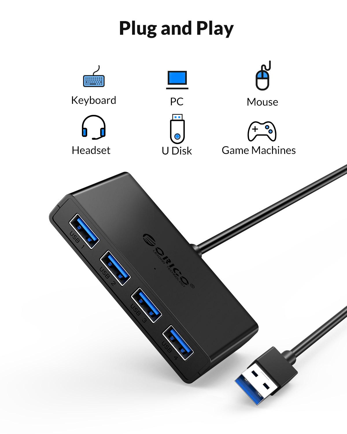ORICO Hub USB 4 Poorten Multi  - Mac Laptop Accessories recensie en prijs