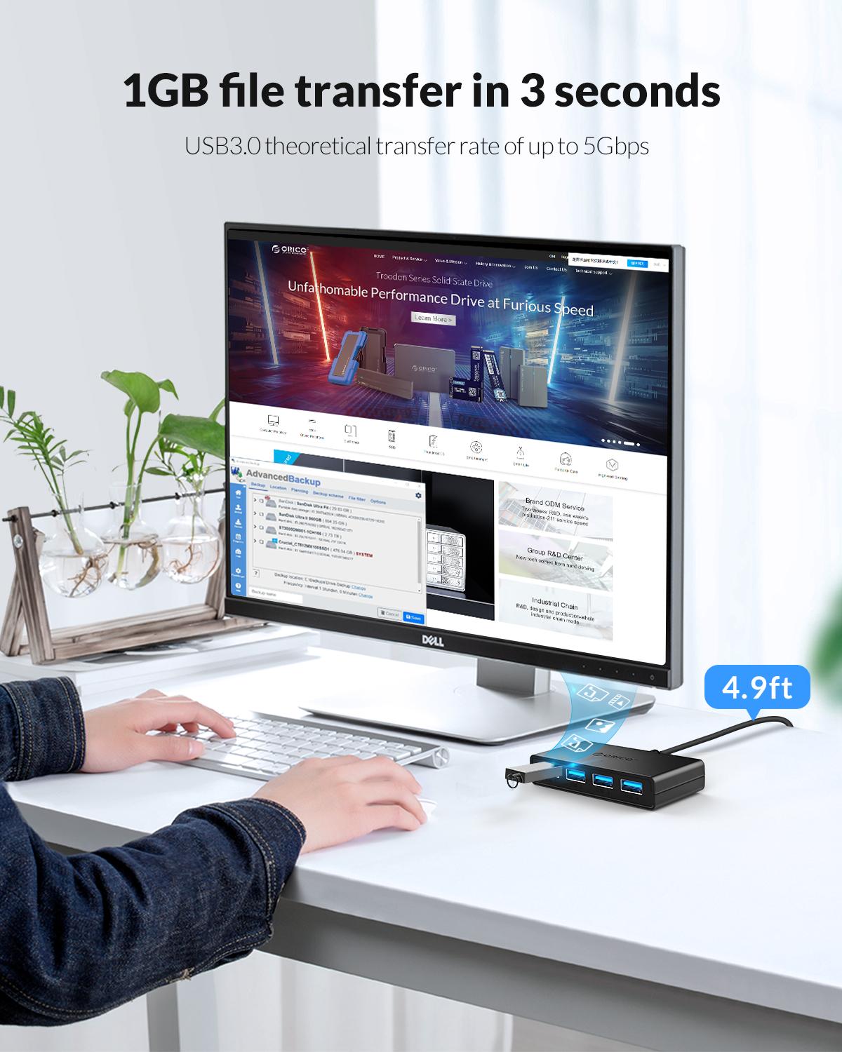 ORICO Hub USB 4 Poorten Multi  - Mac Laptop Accessories recensie en prijs