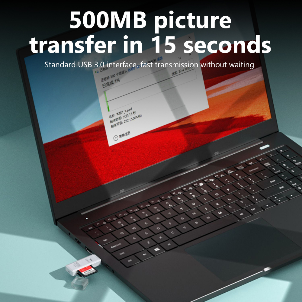 Usb 3.0 2 In 1 Kaartlezer Micr - Laptop Accessories For Programmers recensie en prijs
