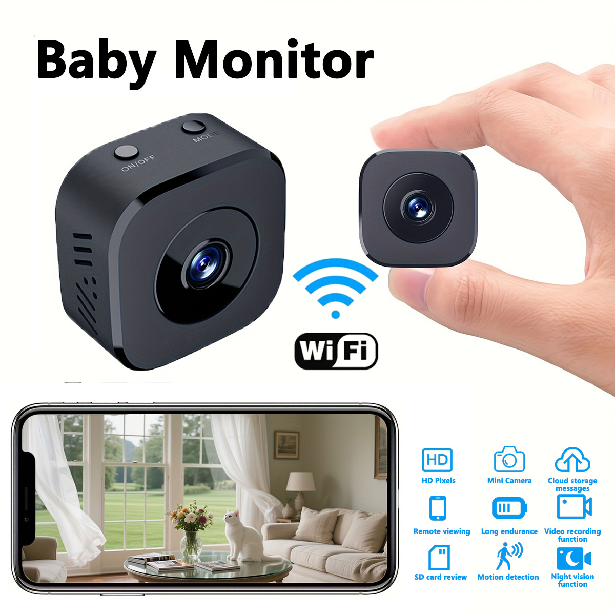 1080P HD Mini WiFi Camera Indo - Monitor Portable Usb recensie en prijs