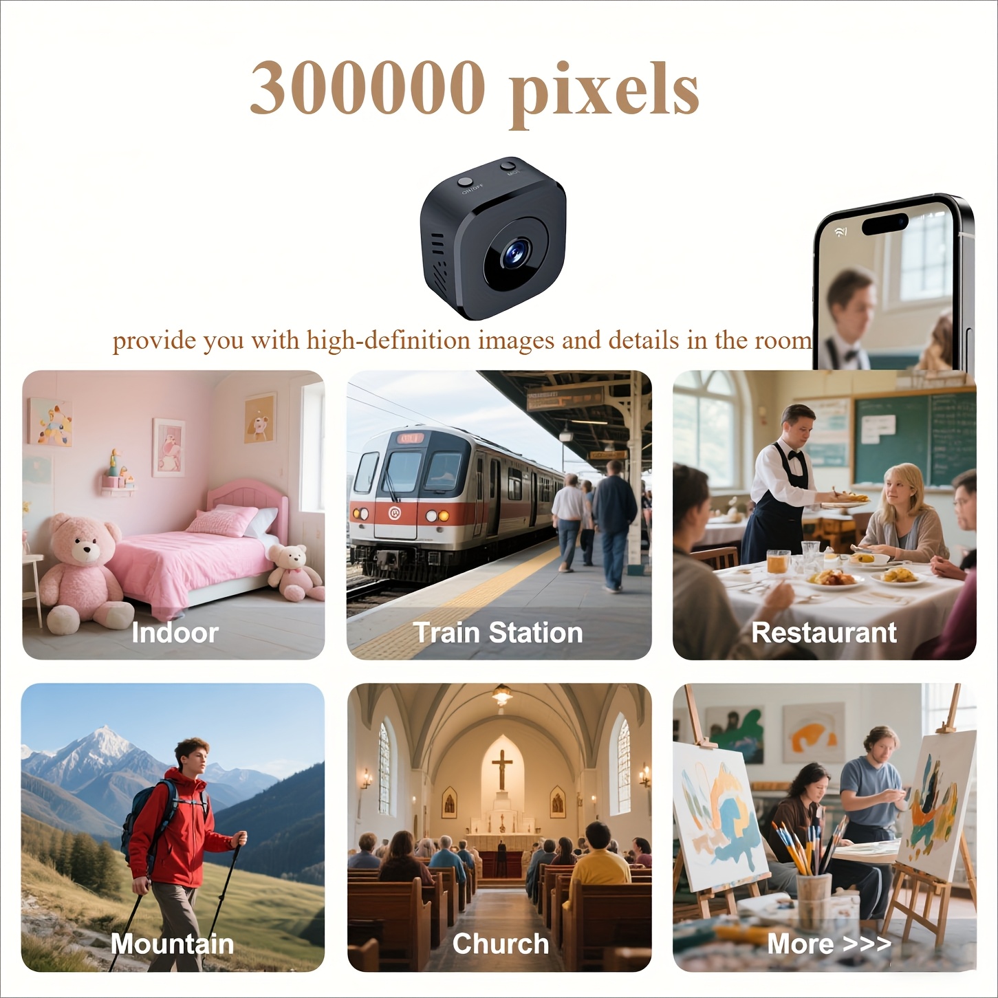 1080P HD Mini WiFi Camera Indo - Monitor Portable Usb recensie en prijs