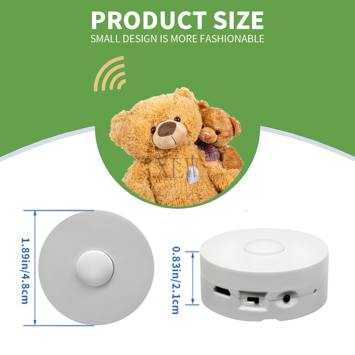 4M spraakopnameknop voor knuff - Monitor Portable Usb recensie en prijs