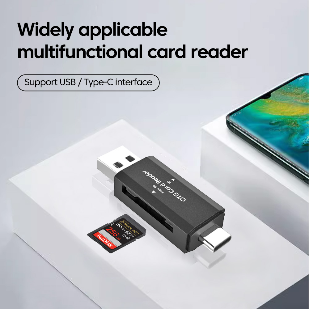 2-in-1 Type-C SD TF-kaartlezer - Laptop Accessories For Programmers recensie en prijs