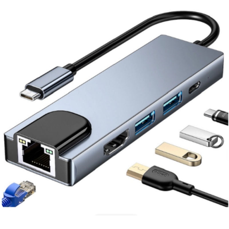 Type-C 5-in-1 multifunctionele - Laptop Accessories Hub recensie en prijs