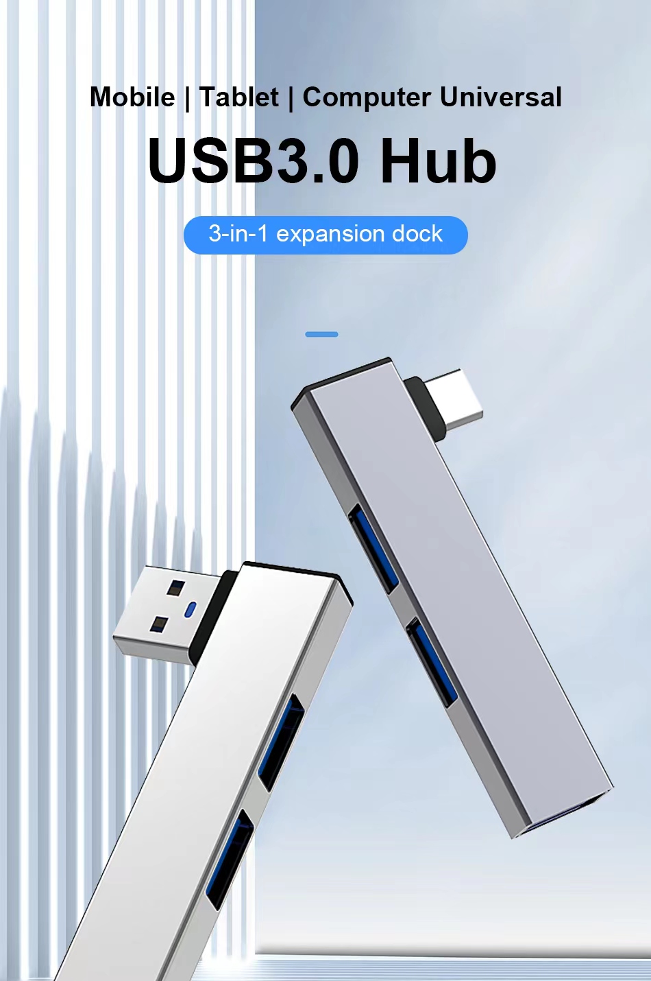 USB-C Hub 3.0 Type-C 3.1 3-poo - Mac Laptop Accessories recensie en prijs