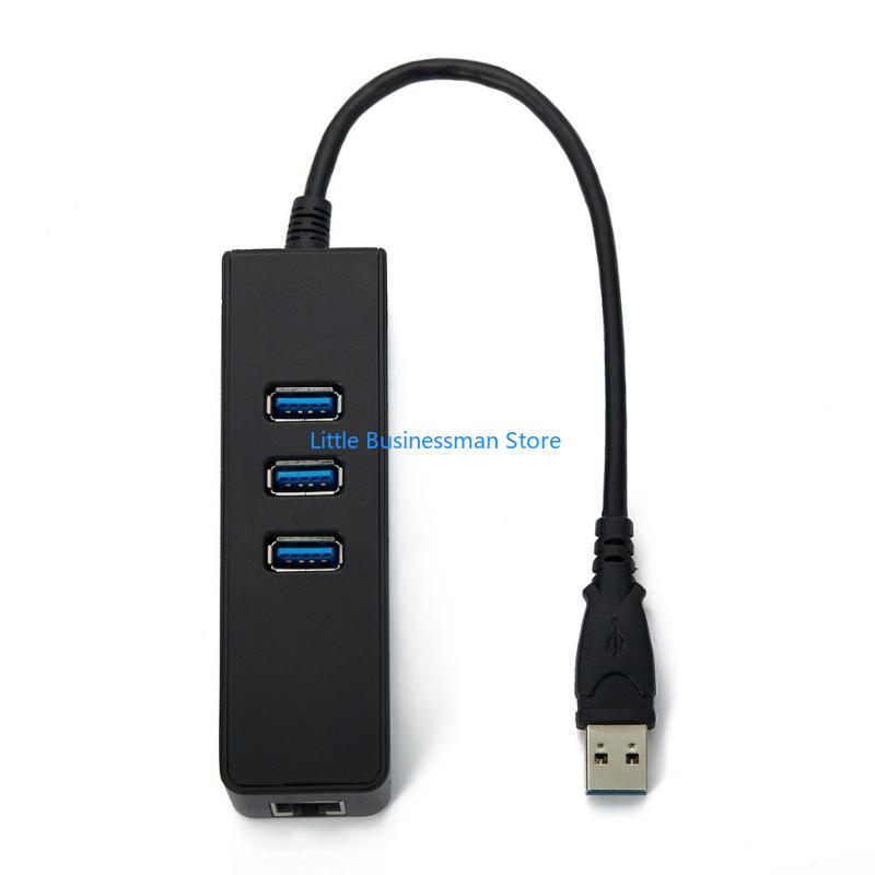 USB Ethernet-adapter met drie  - Laptop Accessories You Need recensie en prijs