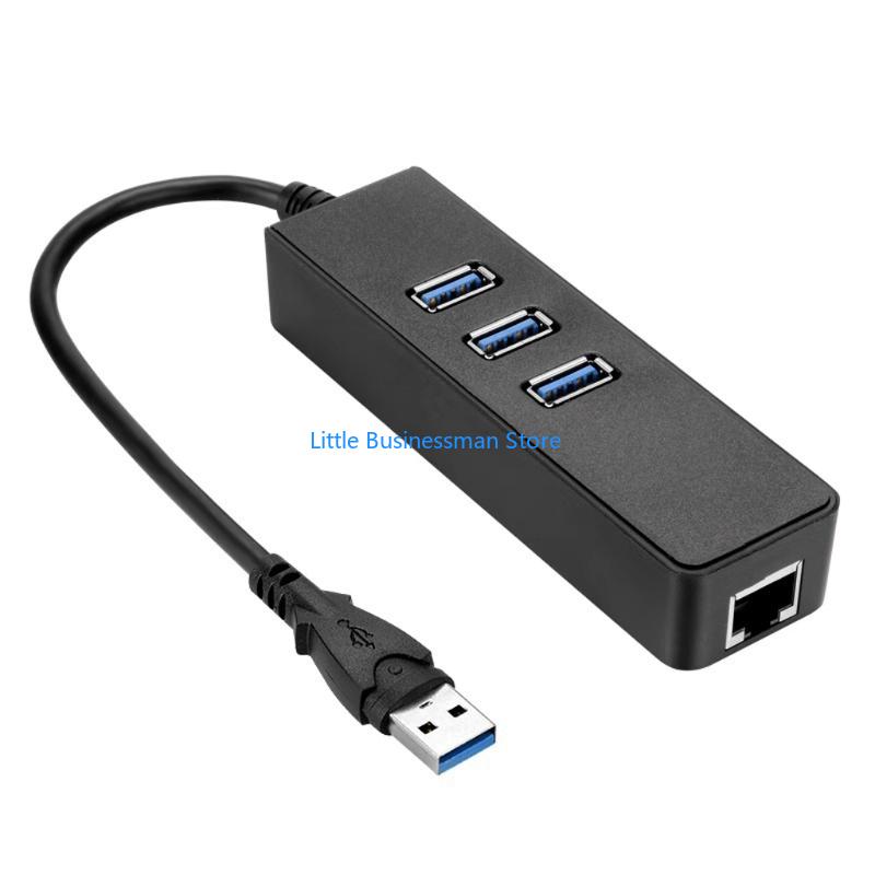 USB Ethernet-adapter met drie  - Laptop Accessories You Need recensie en prijs