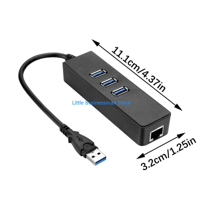 USB Ethernet-adapter met drie  - Laptop Accessories You Need recensie en prijs