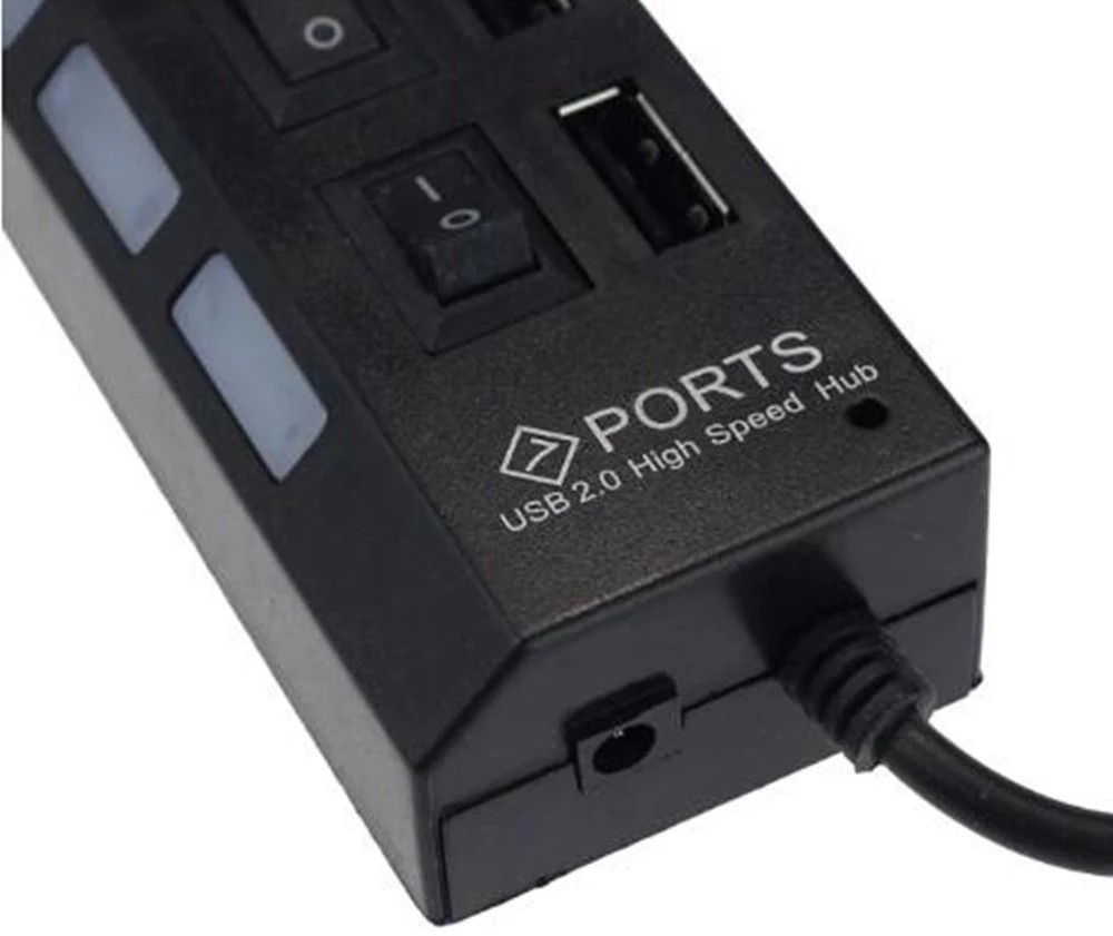 7-poorts USB 2.0 hubsplitter v - Laptop Accessories Hub recensie en prijs