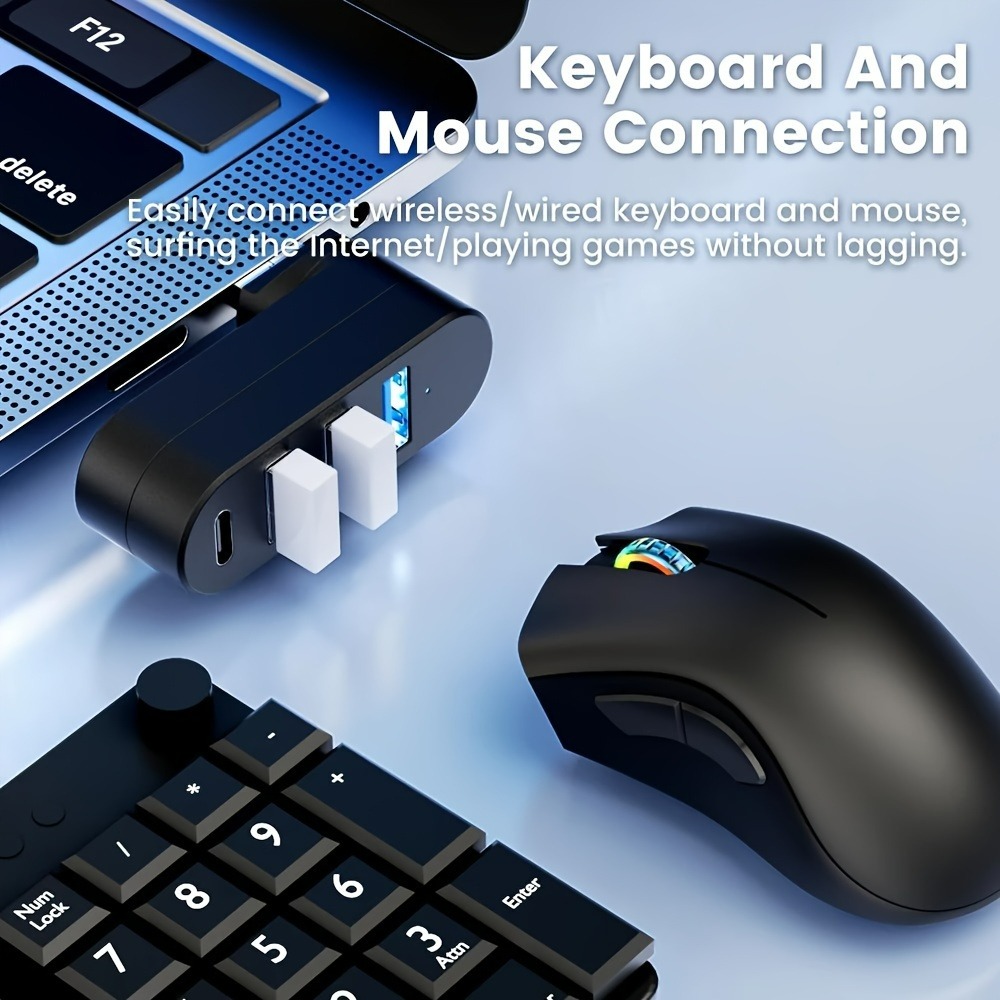 Mini Splitter 4 Poorten USB Hu - Laptop Accessories For Programmers recensie en prijs