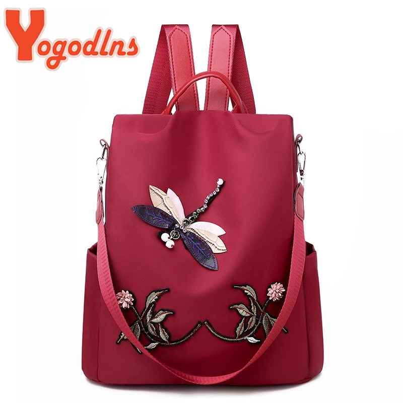 Yogodlns Mode Borduurwerk Rugz - Laptop Bag Waterproof recensie en prijs
