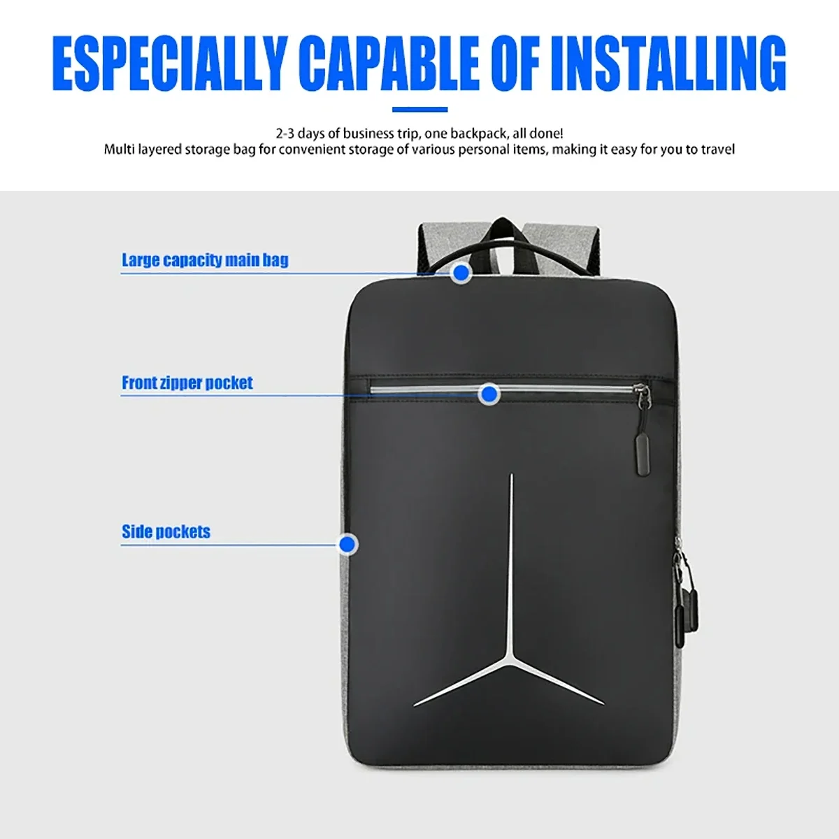 Mode anti-diefstal USB waterdi - Laptop Bag Waterproof recensie en prijs